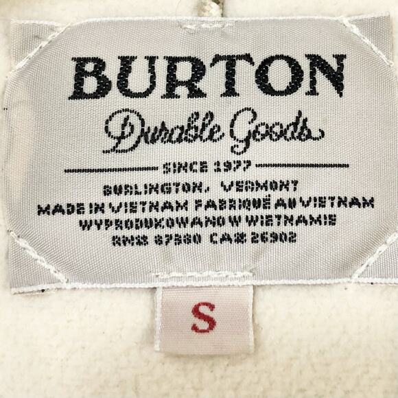 Burton Women’s Crown Bonded Pullover Hoodie Southwestern Aztec Dryride Size S - Picture 2 of 9